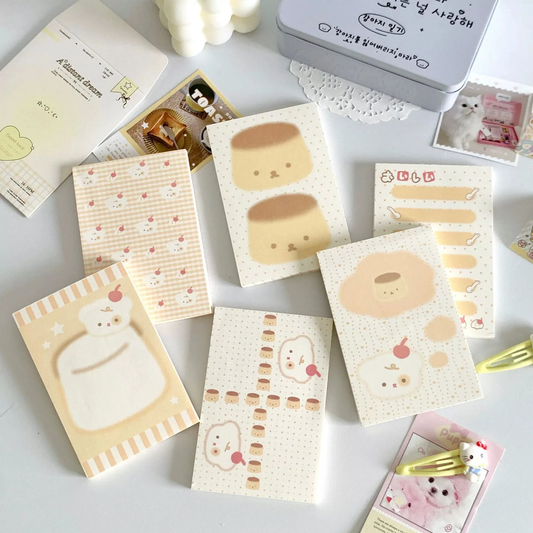 【No.3】:A7 Small Notepad Memo Pad （approx. 3.1 × 4.7 in）around 50sheets