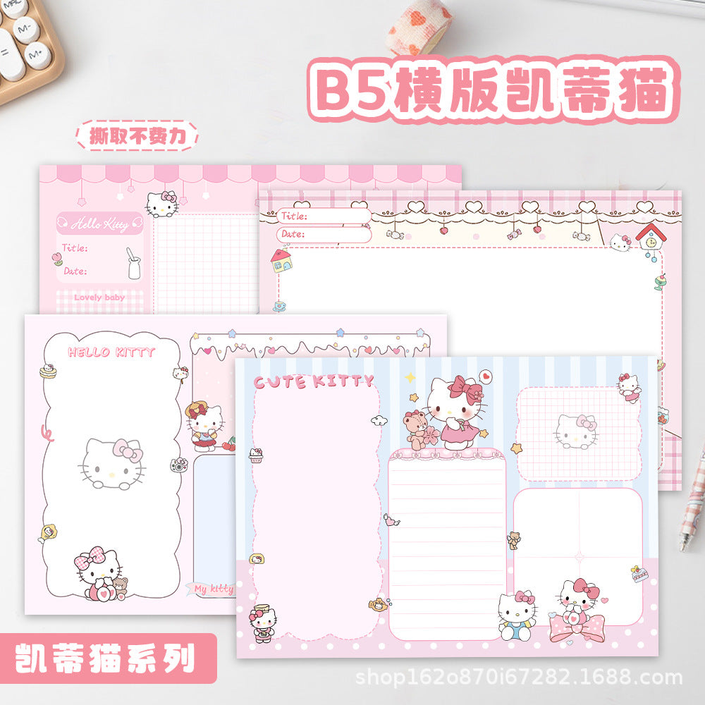 【No.15】:B5 Notepad Memo Pad （approx. 25cm×17cm）